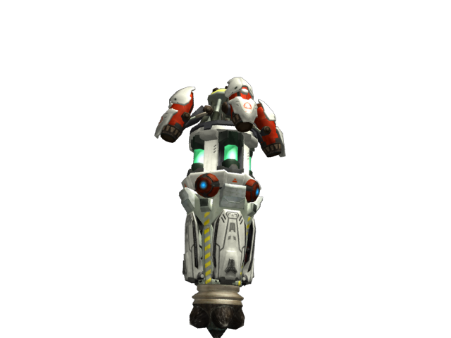 Render of a Thumper, the resource-mining machine